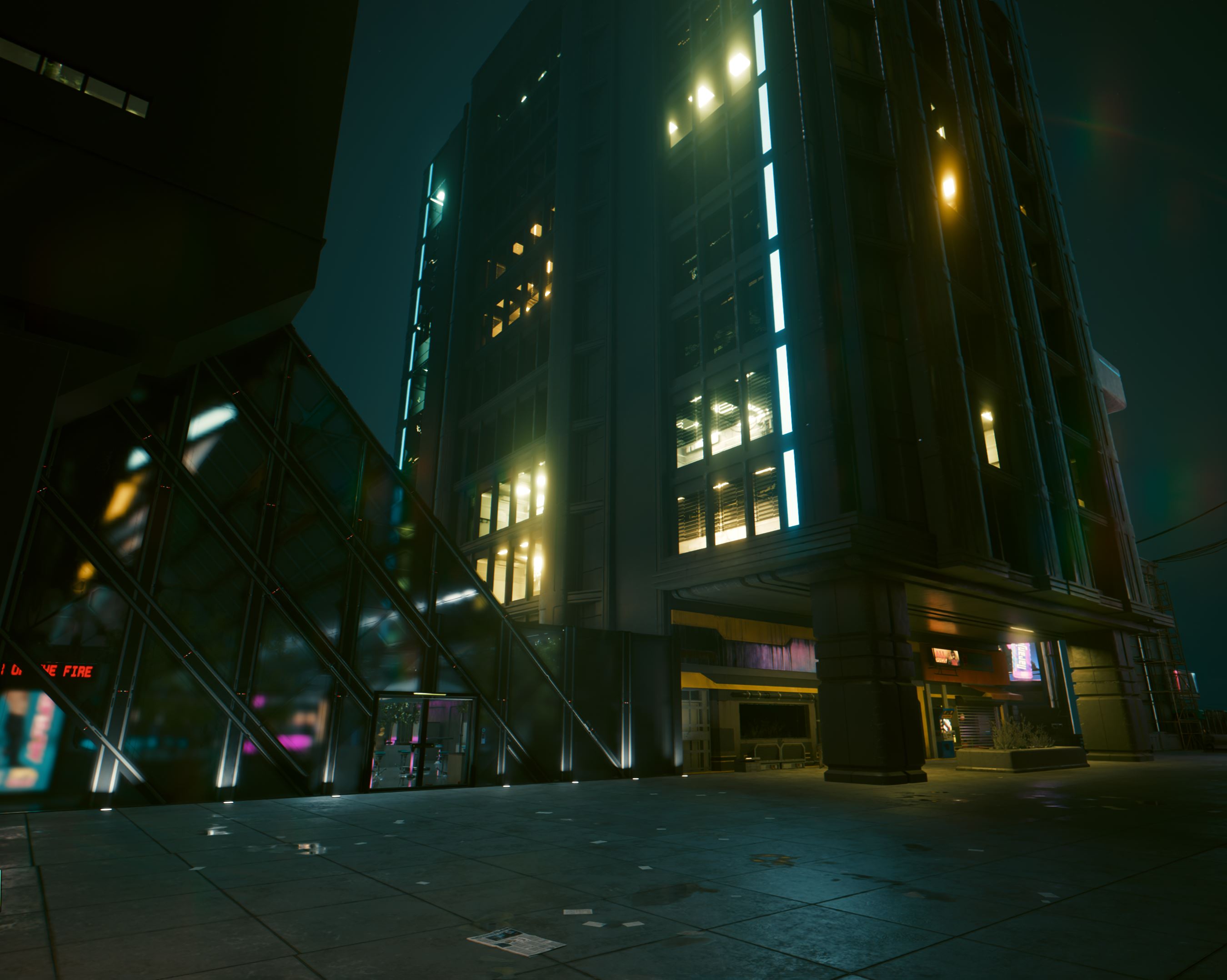 Corporate Services Incorporated headquarters at night